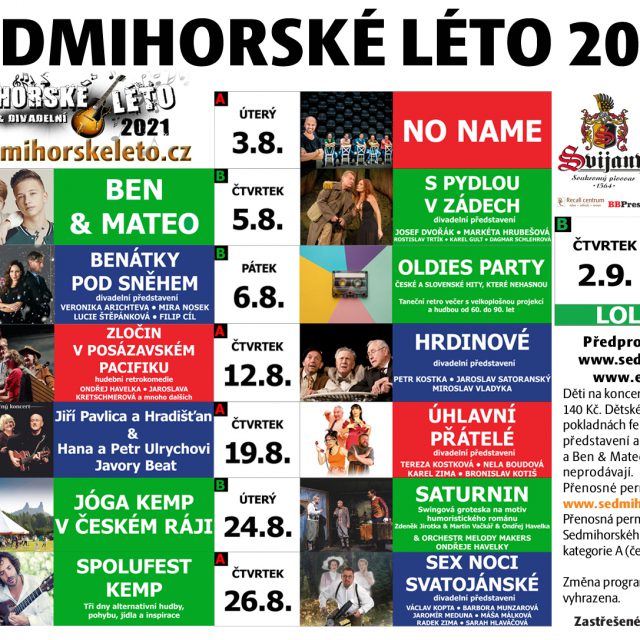 SEDMIHORSKÉ LÉTO 2021