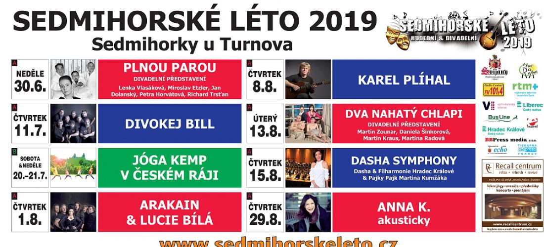 SEDMIHORSKÉ LÉTO 2019 – PROGRAM